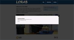 Desktop Screenshot of lorab.se